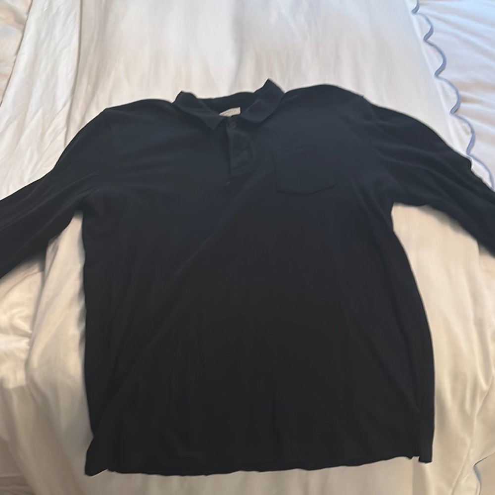 Sunspel Black Polo Shirt Casual Style